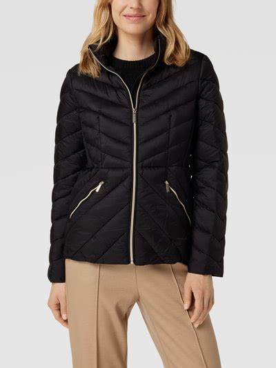 michael kors steppjacke damen schwarz|Michael Kors winter coats.